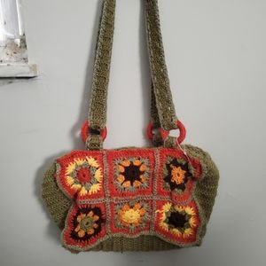 Handmade crocheted purse